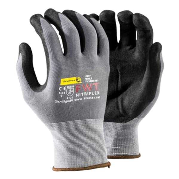 DG-NITRIFLEX-PC Dromex Synthetic Nitriflex Palm Coated Gloves