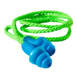 DR-118C Dromex Blue Corded Re-usable Earplugs 200/Box
