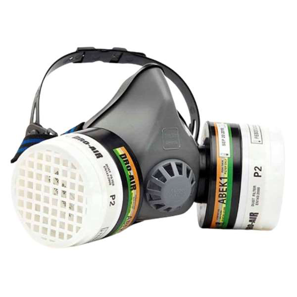 DR-202 Dromex Reusable TPR Twin Half Mask