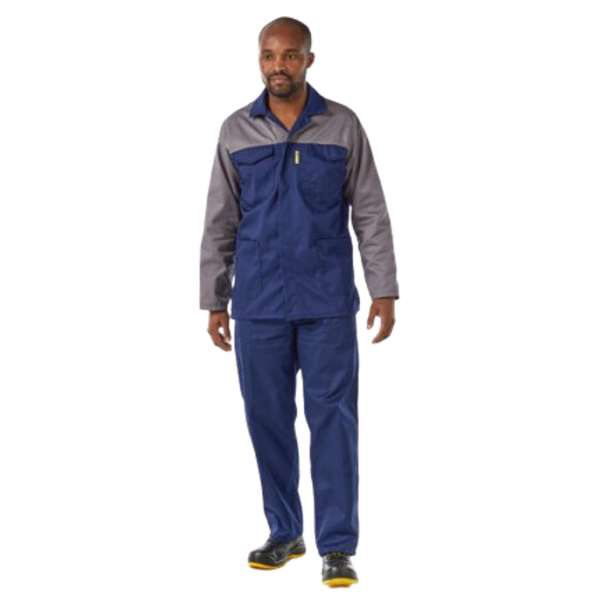 DR-6535NBGY2T Dromex Navy Blue/Grey 65/35 Two-Tone Conti Jacket