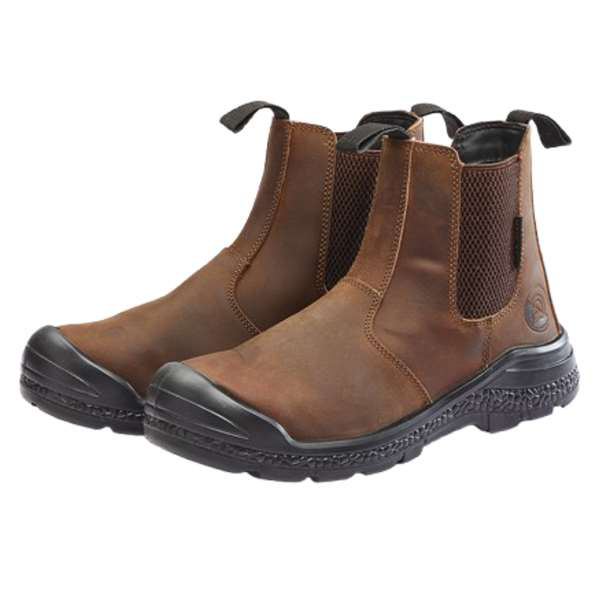 DR-CHELSEA-BR Dromex Brown Chelsea Boots