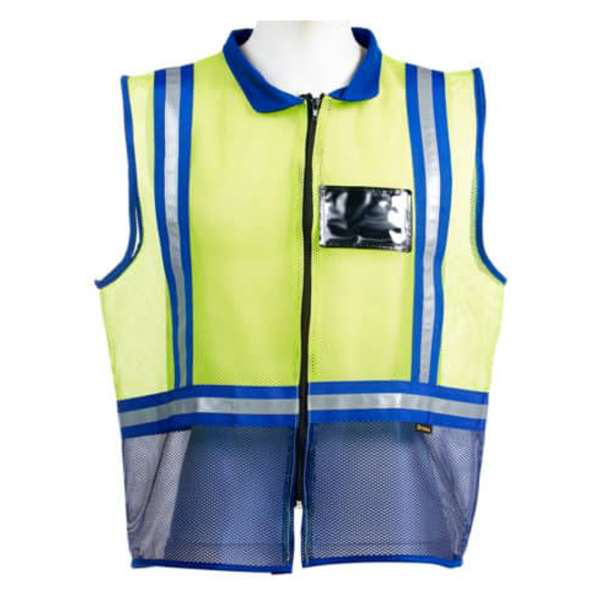 DR-DB-SA50-YB Dromex 2-Tone Yellow/Blue Mesh Reflective Vest