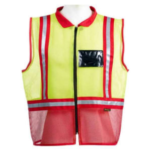 DR-DB-SA50-YOR Dromex 2-Tone Yellow/Red Mesh Reflective Vest