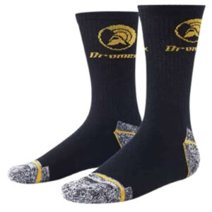 DR-DF-9160-BLK Dromex Black Workwear Socks