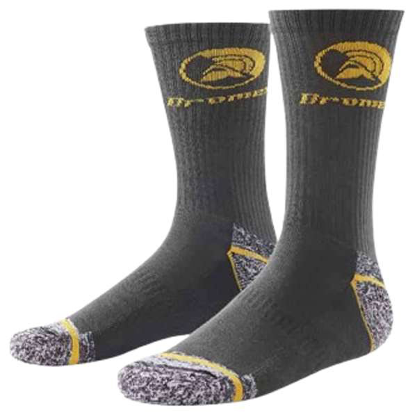DR-DF-9160-CH Dromex Charcoal Workwear Socks