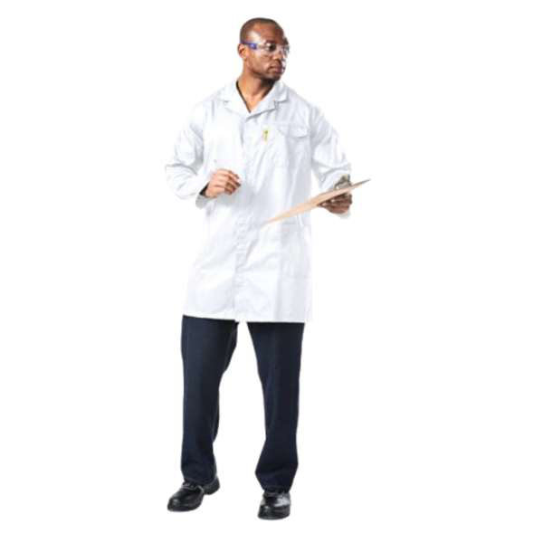 DR-DUSTCOATWH Dromex White 80/20 Dust Coat