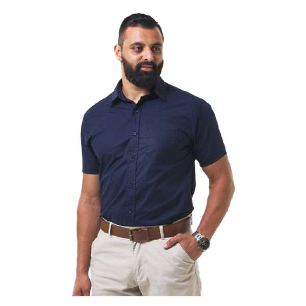 DR-FORMSS-NB Dromex Navy Blue S/S Formal Shirt