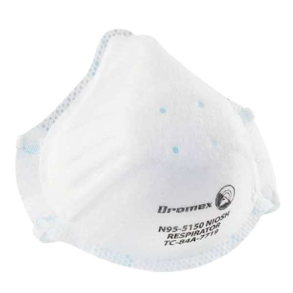 DR-N95-5150 Dromex N95 Moulded Disposable Face Mask 20/Box