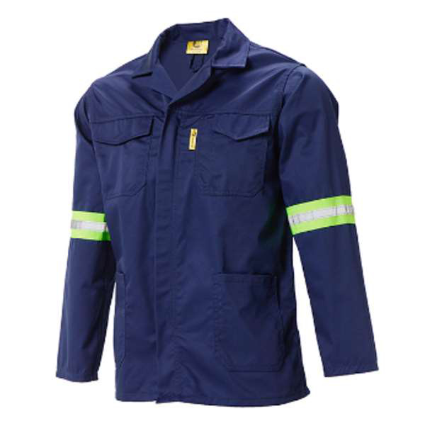 DW-6535-NB-RT-J EVOTECH 65/35 Conti Jacket Reflective Navy Blue