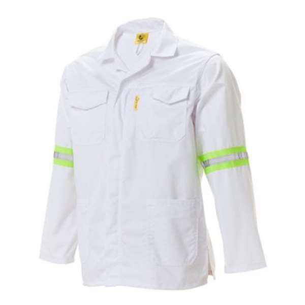 DW-6535-WH-RT-J EVOTECH 65/35 Conti Jacket Reflective White