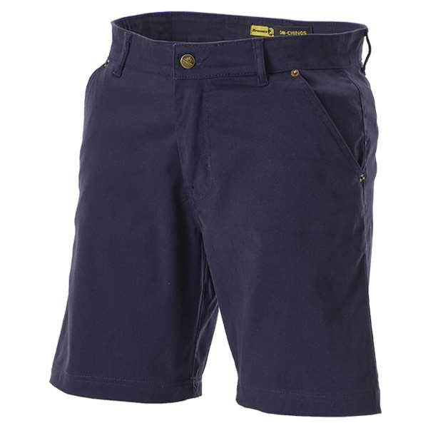 DW-CHINOS-S-NB Dromex Navy Blue Stretch Chino Shorts