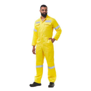 DW-D59-ANGRT-B-YL Dromex Yellow D59 Reflective Mining Boilersuit