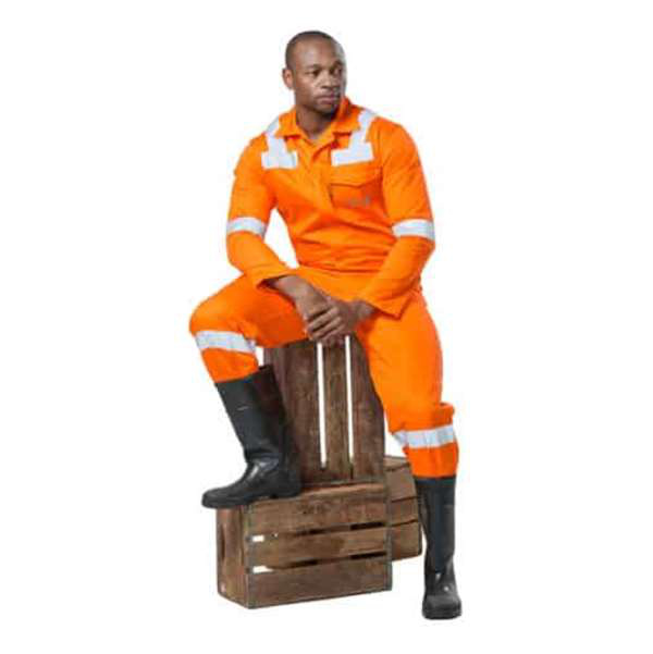 DW-D59MOR Dromex Orange D59 Mining Boilersuit