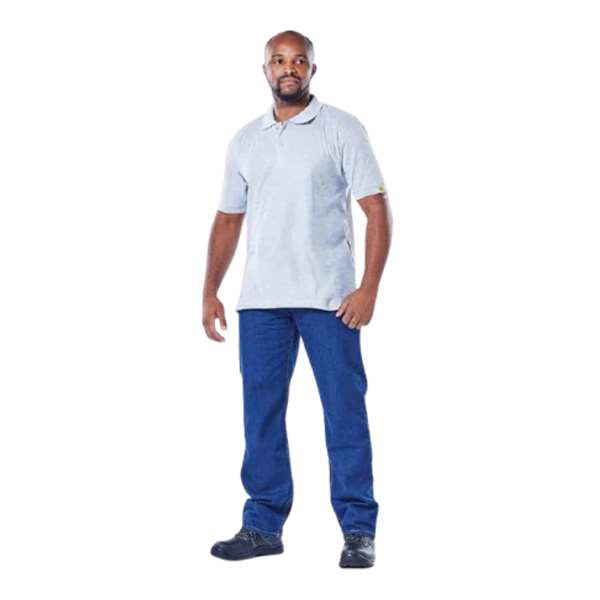 DW-GOLFER-GM Dromex Grey Golf Shirt