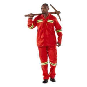 DW-J54-ANGRD-P Dromex Red J54 Reflective Mining Spec Pants