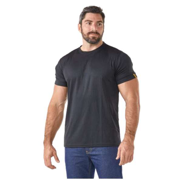 DW-TECH-T-BLK Dromex Black Quick Dry T-shirt