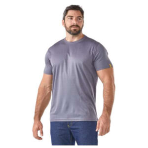DW-TECH-T-GRY Dromex Grey Quick Dry T-shirt