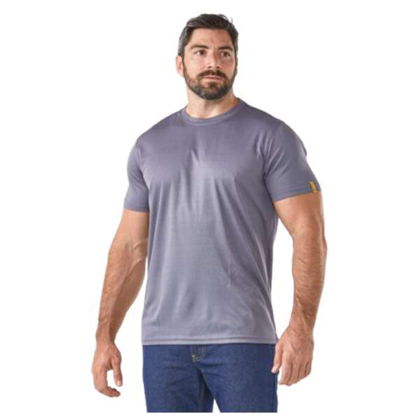 DW-TECH-T-GRY Dromex Grey Quick Dry T-shirt