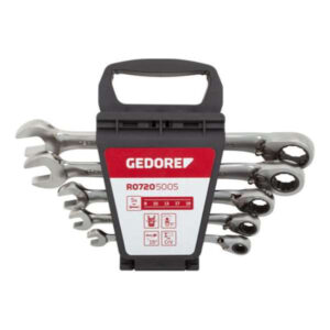 GEDR07205005 GEDORE Red Combination Ratchet Spanner Set 8mm - 19mm